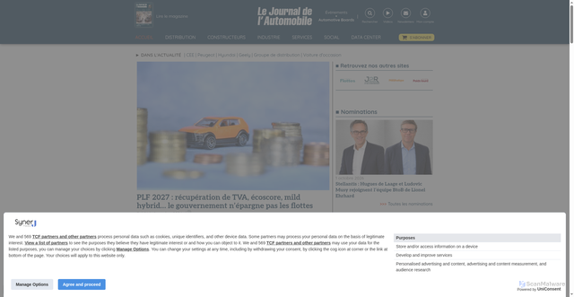 Security scan screenshot of https://journalauto.com