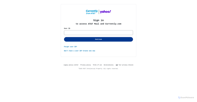 Security scan screenshot of https://mail-currenntly.net