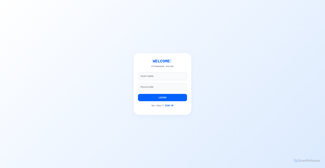 Security scan screenshot of https://attendance-checker-qnkqz33eik.edgeone.app/