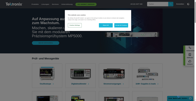 Security scan screenshot of https://tek.com