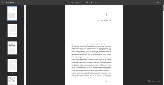 Security scan screenshot of https://content.ucpress.edu/chapters/13050.ch01.pdf