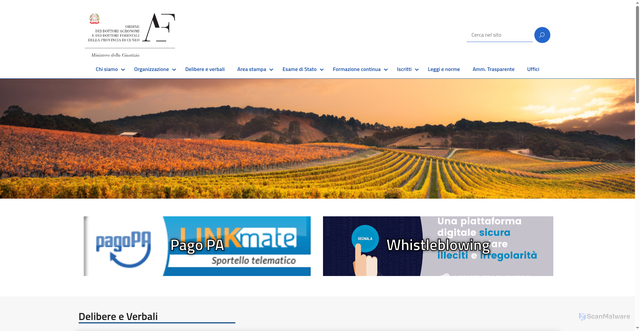 Security scan screenshot of https://ordinecuneo.conaf.it/