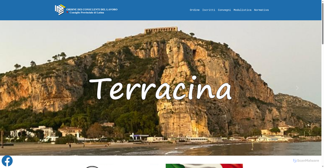 Security scan screenshot of https://www.cdllatina.it