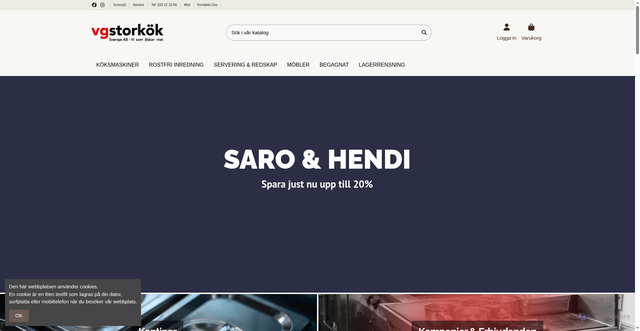 Security scan screenshot of https://vgstorkok.se