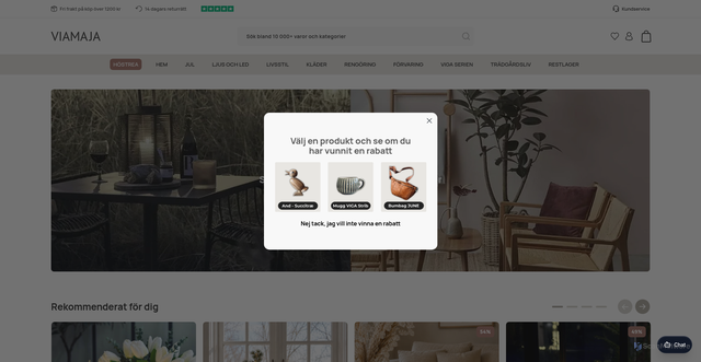 Security scan screenshot of https://viamaja.se