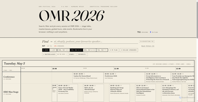 Security scan screenshot of https://omr-2026-plan.pages.dev/