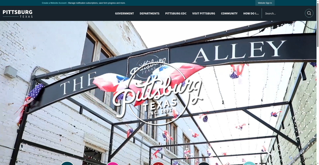 Security scan screenshot of https://pittsburgtx.gov/