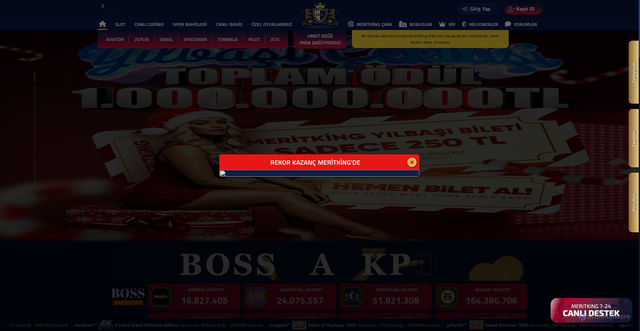 Security scan screenshot of https://meritbet2007.com/zeppelin