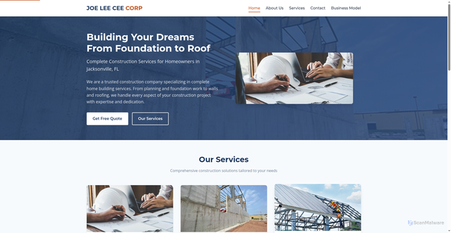 Security scan screenshot of https://joelee.pages.dev/