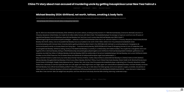 Security scan screenshot of https://macgraypartshugo-ozie4d70li.edgeone.app/18182-michael-beasley-2024-girlfriend-net-worth-tattoos-smoking-body-facts.html