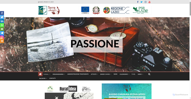 Security scan screenshot of https://www.galterrediargil.it/