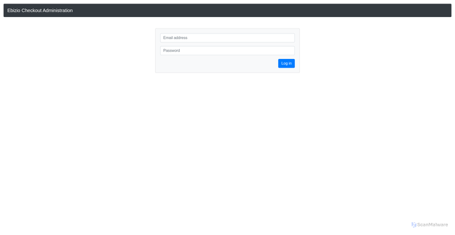 Security scan screenshot of https://checkout.ebizio.com