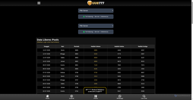 Security scan screenshot of https://xn--p6caiamvb1f4b4dbbgn6a0b9cs8ggz0cmfq3e5a7cyjvj.net/mobile/data/liberecpools?m=38
