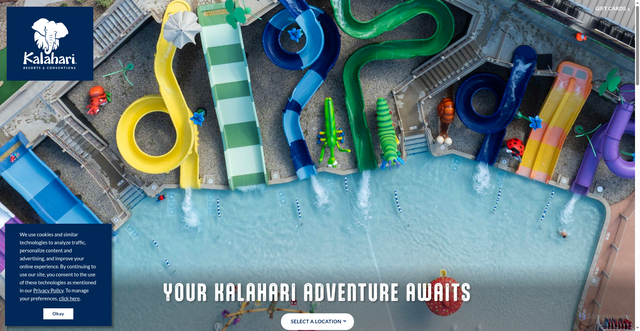 Security scan screenshot of https://www.kalahariresorts.com