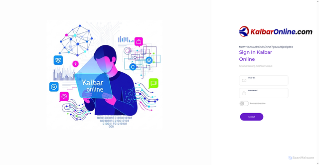 Security scan screenshot of https://news.kalbaronline.com/login