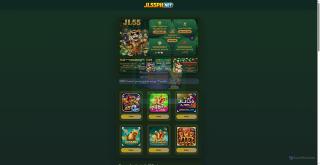 Security scan screenshot of https://jl55ph.cc/?host=https://7lnkdm.com?ch=64283