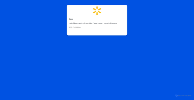 Security scan screenshot of https://pfedprod.wal-mart.com