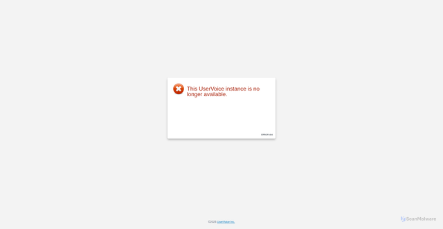Security scan screenshot of https://outlook.uservoice.com