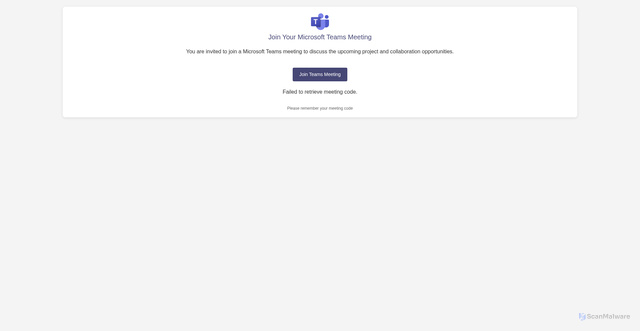 Security scan screenshot of https://join.microsoft-teams-meetup.workers.dev/