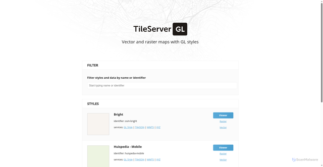 Security scan screenshot of https://maptiles.huispedia.nl