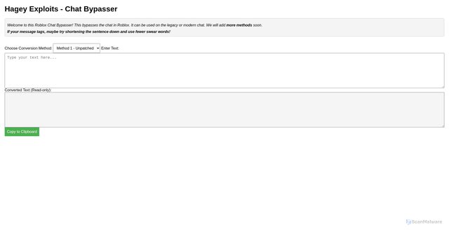Security scan screenshot of https://hageychatbypass.pages.dev/