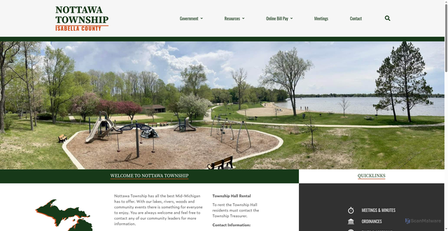 Security scan screenshot of https://nottawatwpisabellami.gov/