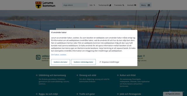 Security scan screenshot of https://lerum.se/