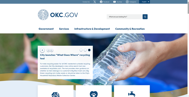 Security scan screenshot of https://www.okc.gov/