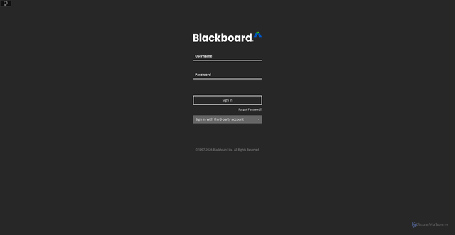 Security scan screenshot of https://mstc.blackboard.com