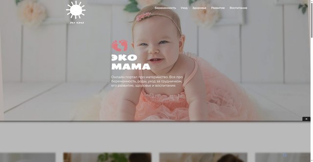 Security scan screenshot of https://eco-mama.ru