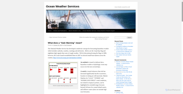 Security scan screenshot of https://oceanweatherservices.com/blog/2018/10/29/gale-warning-mean/