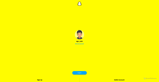Security scan screenshot of account-instagram.vercel.app