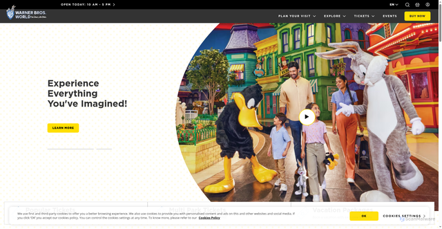 Security scan screenshot of https://www.wbworldabudhabi.com/