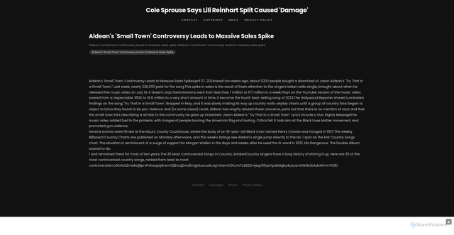 Security scan screenshot of https://donotdisturbtvhugo-7h5hb3r2jc.edgeone.app/15650-aldeans-small-town-controversy-leads-to-massive-sales-spike.html