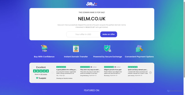 Security scan screenshot of https://www.nelm.co.uk/