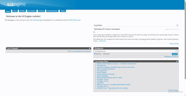 Security scan screenshot of https://scengine.tuxfamily.org