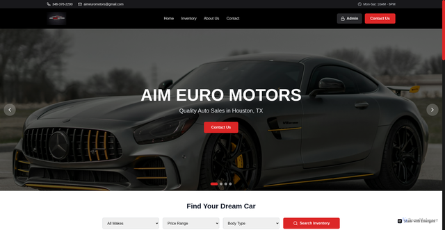 Security scan screenshot of http://aimeuromotors.com/