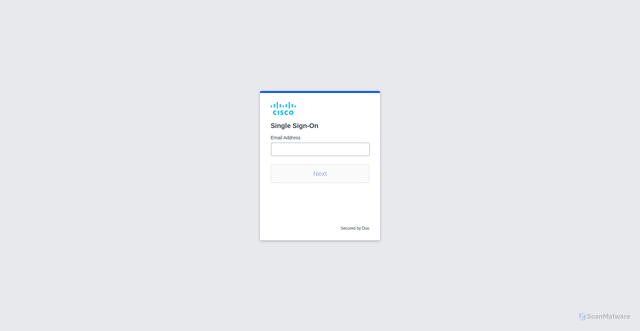 Security scan screenshot of https://sso-dbbfec7f.sso.duosecurity.com
