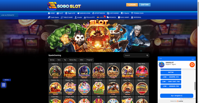 Security scan screenshot of https://sogoxyz.store/desktop/game/slot/spadegaming