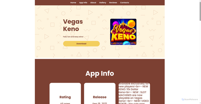 Security scan screenshot of https://winbrice.shop/