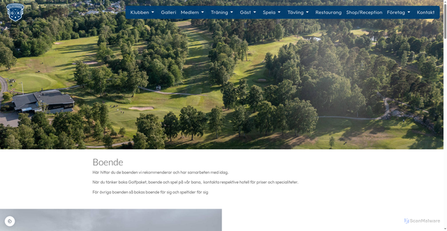 Security scan screenshot of https://www.falkenbergsgk.se/gaest/boende/