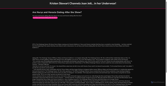 Security scan screenshot of https://fuelwireblog-71508788fc-dpows0dzv4ye.edgeone.dev/are-nurys-and-horacio-dating-after-the-show.html