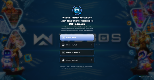 Security scan screenshot of https://wdbos81460.com