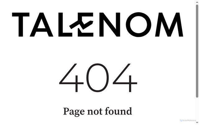 Security scan screenshot of http://talenom-19714054.hs-sites.com/-temporary-slug-66279be5-7df1-4232-ad97-d665d8e32772