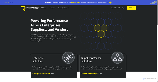 Security scan screenshot of https://rapidratings.com