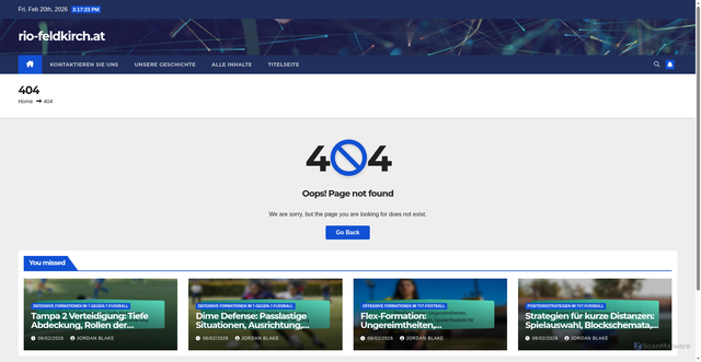 Security scan screenshot of https://rio-feldkirch.at/wp-json/oembed/1.0/embed?url=https%3A%2F%2Frio-feldkirch.at%2Fabout%2F&format=xml