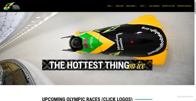 Security scan screenshot of https://jamaicabobsleigh.org/