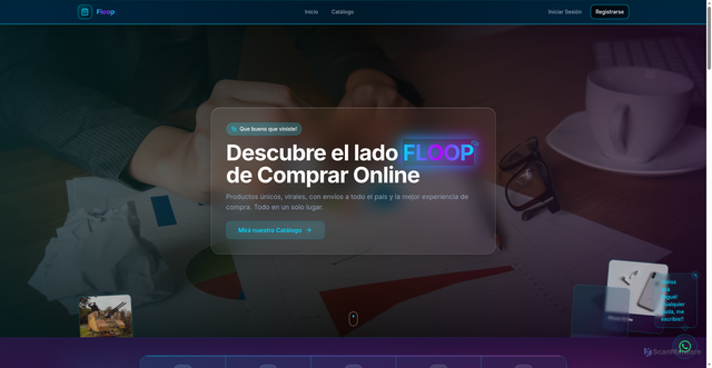 Security scan screenshot of http://floopstore.com.ar/