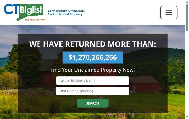 Security scan screenshot of https://ctbiglist.gov/