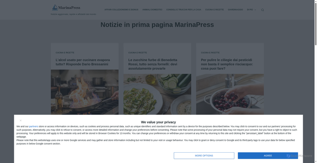 Security scan screenshot of https://www.unionebovomarinaeracleaminoatorresalsa.it/